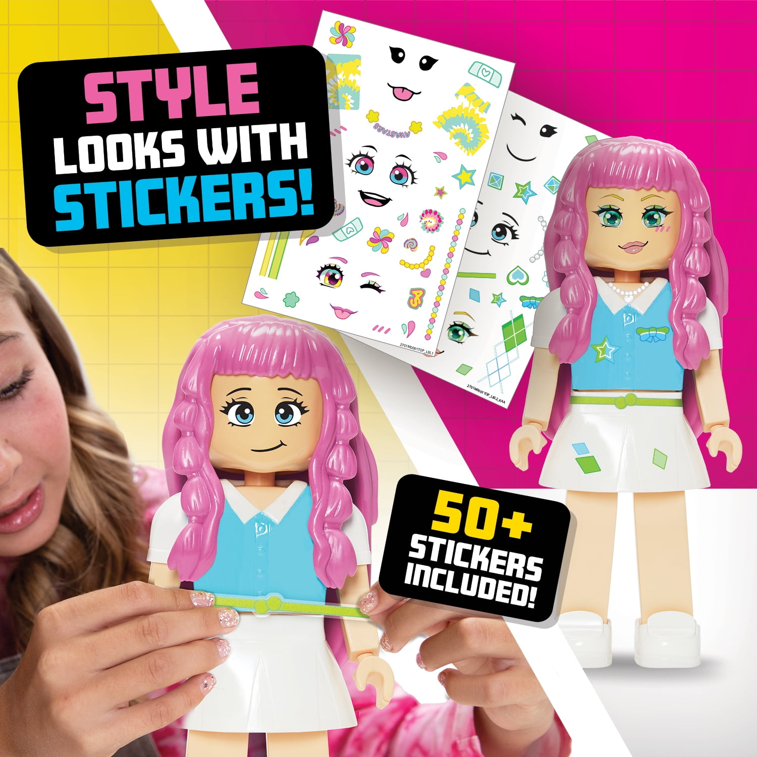  My Avastars Fashion Doll - Pink_Playz with 2 Outfits and 100+  Ways to Customize : Everything Else