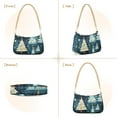 thumbnail image 2 of Christmas Trees and StarsWomen Small Shoulder Bag Crossbody Tote Hobo Bags Purse Clutch Handbags with Chain Strap for Women, 2 of 7