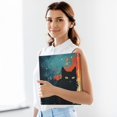 thumbnail image 6 of Cats Fire Ruins 3 Ring Binders 1.5 inch Hardcover File Folders with Interior Pockets A4 Size Organizer for School Office Hospital, 6 of 8