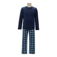thumbnail image 2 of Pijama George Talla M con Pantalón Marino y Cuadros, 2 of 4