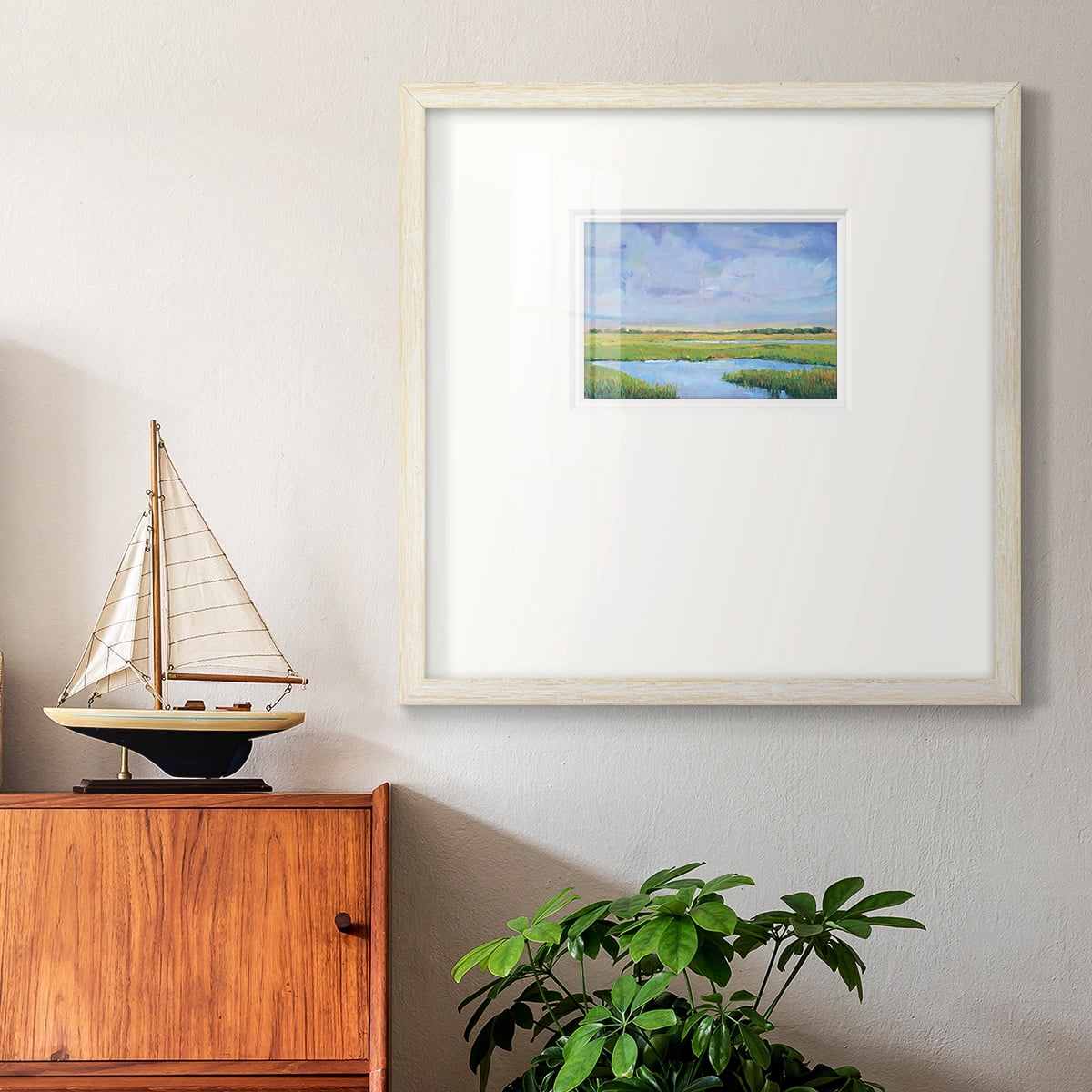 Summer Marsh IPremium Framed Print