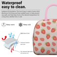 thumbnail image 3 of Lunch Bag Women,Cooler Bag for Women Adult Men,Small Leakproof Strawberry Fruit (39)-new_7 Lunch Tote Beach Picnic Cooler Tote Bag for Work Office Picnic, 3 of 7