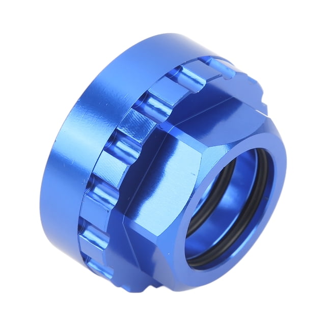 Direct Mount Chainring Removal Tool, Double O Ring 12 Speed High Strength Blue Aluminum Alloy Direct Mount Chainring Tool for Mountain Bike