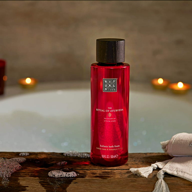 RITUALS Ayurveda Rebalancing Foaming Shower Gel - Fragrant Body Wash with  Indian Rose & Sweet Almond Oil - 6.7 Fl Oz