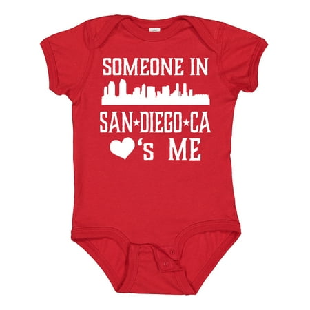 

Inktastic San Diego Someone Loves Me Skyline Gift Baby Boy or Baby Girl Bodysuit