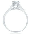 thumbnail image 2 of Pompeii Solitaire Diamond Engagement Ring 1 Carat 14k White Gold (H,I1), 2 of 3