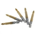 thumbnail image 5 of 5durable anti slip titanium coated hex shank PH2 electric screwdriver bits WfWA, 5 of 10