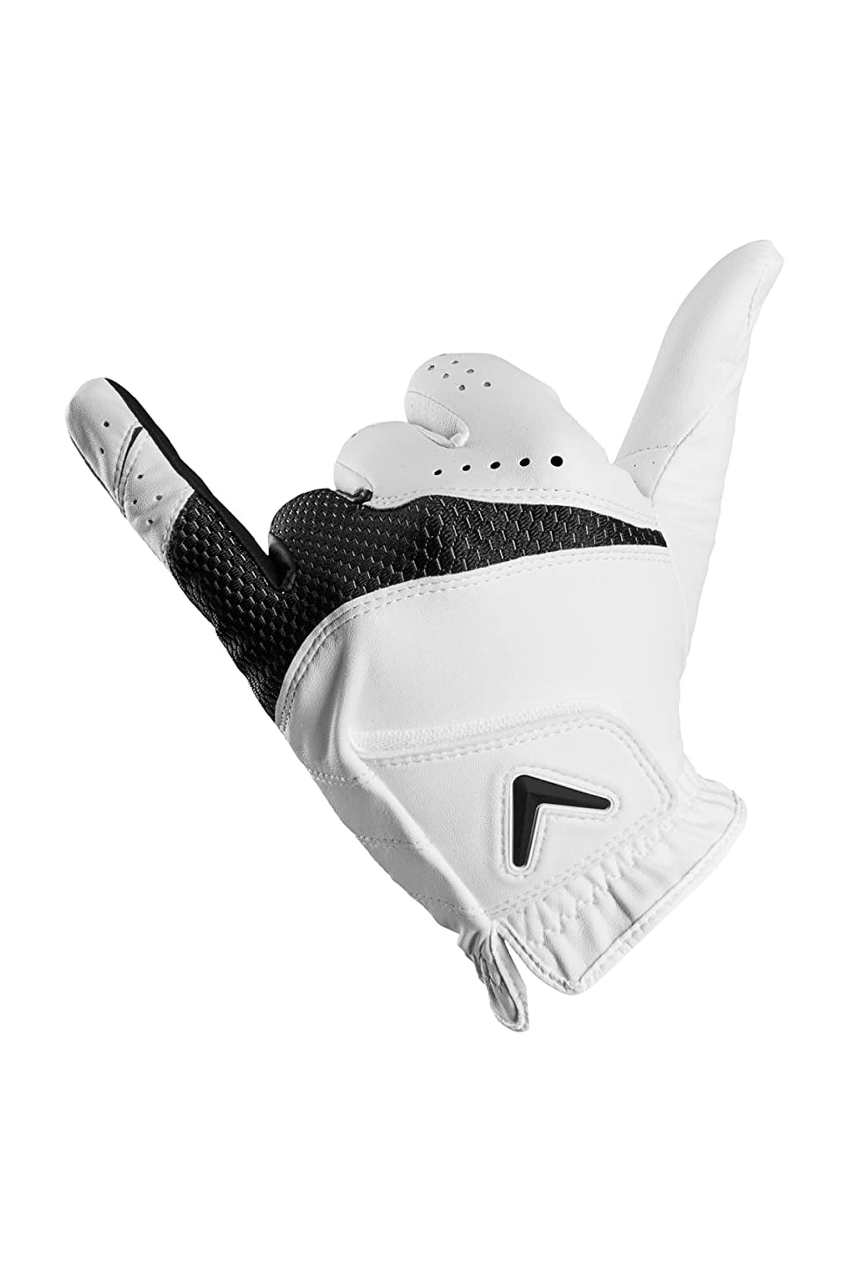 Callaway Golf Weather Spann Glove (Worn on Right Hand, White 2024, XX-Large, Standard)