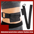 thumbnail image 4 of Peritoneal Dialysis Belt PD Catheter Holder with Mesh Pouch for Tube Feeding Tube Peg Tubing Transfer Set Fixation, 4 of 6