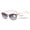 Pink, variant on Women Marble Print Tinted Progressive Reading SunGlasses - Zero Power On Top - No Bubble UV Reading Glasses +2.50
