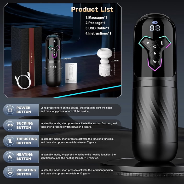 best male masturbator 2019 V For Vibes Masturbation Cup, Male Masturbator Poseidon - White