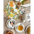 thumbnail image 4 of Orange Lemons Kitchen Dish Towels for Drying Dishes Set of 3, Summer Botanical Farmhouse Vintage Art Waffle Weave Microfiber Hand Tea Bathroom Towels Quick Dry & Absorbent Towel 15.7x23.6, 4 of 7