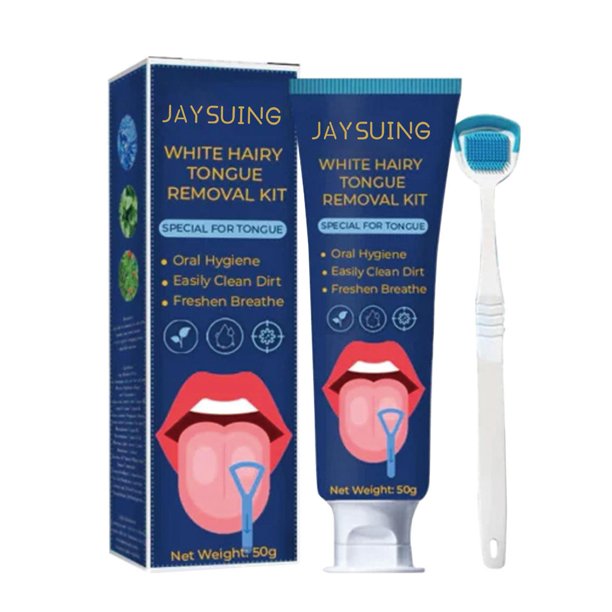 Tongue Cleaner Gel With Brush Cleaning Gel With Brush Oral Care Removes