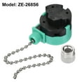 thumbnail image 2 of Uxcell Pull Chain Switch 3 Speed 4 Wire for Ceiling Fan Lamp Green Silver, 2 of 5