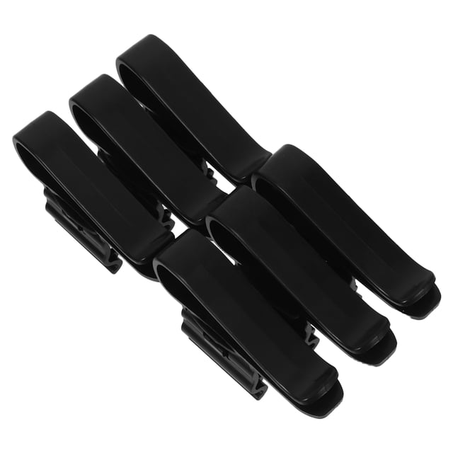 TEHAUX 6Ud Abrazadera Para De Acuario Fácil De Usar Resistente Y En Negro