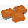 thumbnail image 4 of Inkdotpot Pack Of 100 Real Gold Foil Bracket Shape Paper Tags Merry Christmas Favor Hang Tags, 4 of 6