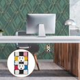 thumbnail image 6 of Yayeee Blank Wall Plate Cover 1-Gang 4.5"x2.7" Home Unused Decorative Outlet, White Checkered Pattern, 6 of 7
