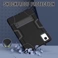 thumbnail image 7 of Dteck Lenovo Tab M11 Case 11 inch (TB330FU/TB330XU),Shockproof 3-Layer Protection Kickstand Case Heavy Duty Cover for Lenovo Tab M11,Black, 7 of 7