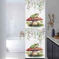 thumbnail image 3 of Mushroom Frogs Window Privacy Film, Spring Floral Summer Eucalyptus Leaves Static Cling UV Sun Blocking Heat Control Window Tint, Non-Adhesive One Way Windows Privacy Cover 17.7''x78.7'', 3 of 7