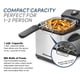 thumbnail image 3 of Freidora Elite Gourmet EDF-1607 1.6L 800W Acero Inoxidable, 3 of 7