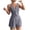 A Gray, variant on Casual Summer Outfits 2 Piece Matching Clothing Set Women Fashion Casual Solid Color V Neck Sleeveless High Waisted Shorts White S