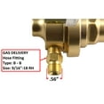 thumbnail image 2 of Pipeline Regulator for Oxygen. Inlet Connection: 1/4" NPT(F) - Outlet Connection: 9/16”-18 RH, 2 of 4