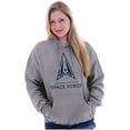 thumbnail image 4 of Classic US Space Force Military Logo Hoodie Sweatshirt Women Men Brisco Brands S, 4 of 6