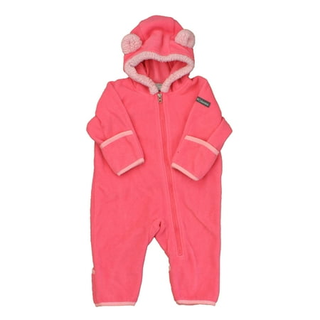 

Pre-owned Columbia Girls Pink Bunting size: 3-6 Months