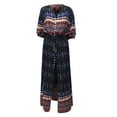 thumbnail image 3 of Ichuanyi Clearance Summer Dresses Women's sexy vacation cardigan dress fashion print button beach dress, 3 of 4