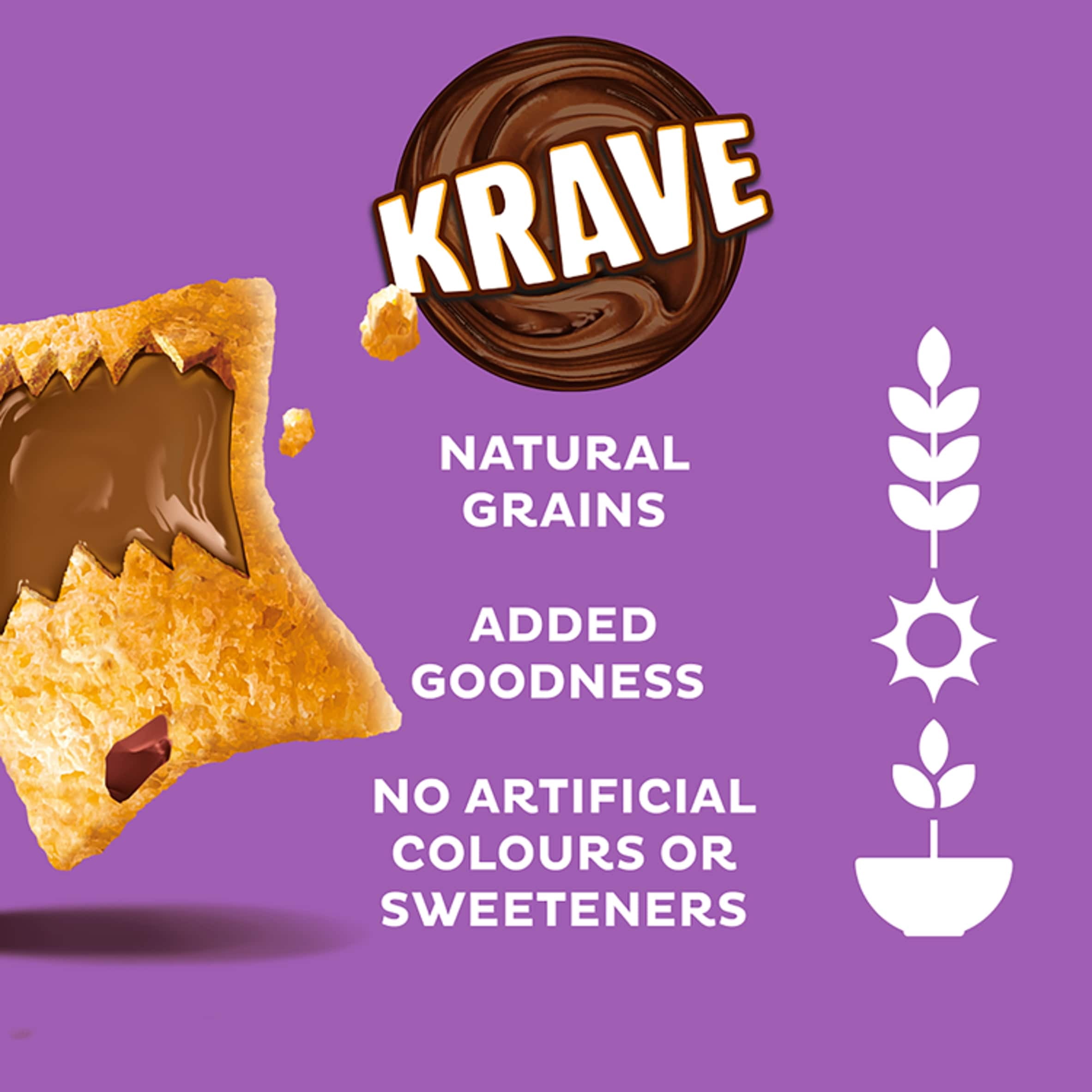 Kellogg's Krave Milk Chocolate Breakfast Cereal 750g, Imported from Britain