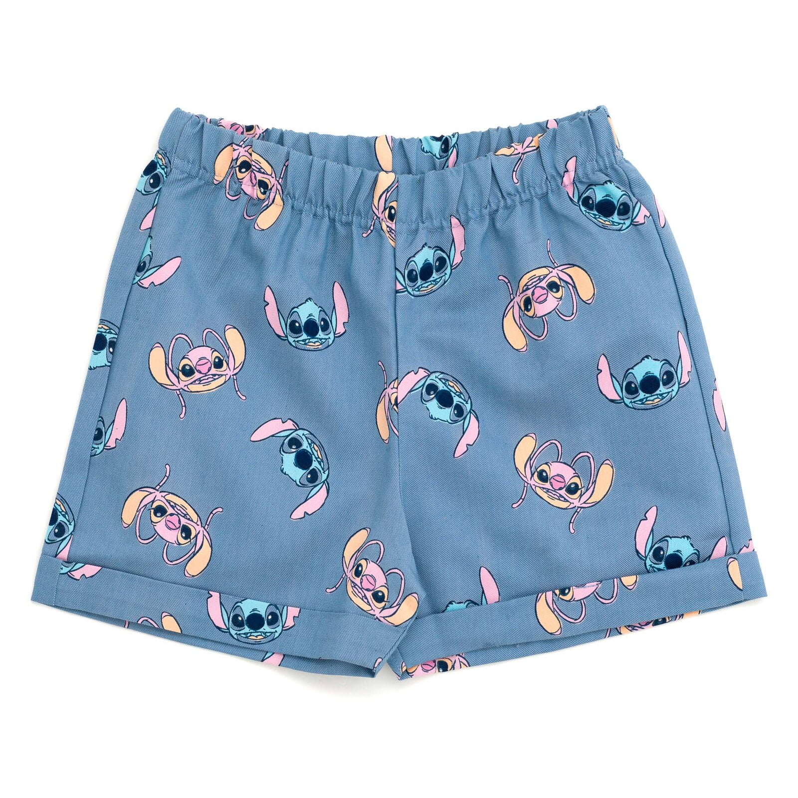 Disney Lilo & Stitch Angel T-Shirt and Chambray Shorts Outfit Set Little Kid to Big Kid