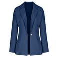 thumbnail image 2 of Rigardu Clearance Sale Blazers for Women Women Loose Top Long Sleeve Casual Slim Short Small Suit Jacket Womens Blazer Blue Xl, 2 of 4