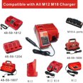 thumbnail image 4 of Cargador de batería FLYDRAGON para Milwaukee M12 M18 12-18 V, 4 of 7