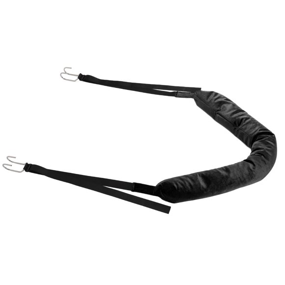 Lumbar Traction Belt, Back Stretcher Decompression Lightweight Practical Soft Comfortable for Car Black
