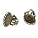 thumbnail image 4 of 10 piezas de anillo ajustable de filigrana retro en blanco/base cabujones ovalados de 25 x 18 mm. Bronce Yuyangstore anillos de filigrana en blanco, 4 of 8
