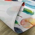 thumbnail image 5 of Ambesonne Colorful Place Mats Set of 4, Watercolor Abstract Boho, Standard Size, White and Multicolor, 5 of 6