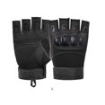 thumbnail image 3 of Advancent 1 par de guantes portátiles de medio dedo para escalada en roca, montañismo, guantes acolchados transpirables sin dedos, equipo Negro L, 3 of 6