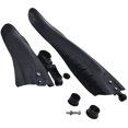 thumbnail image 1 of 2 Pcs Bicycle Mudguard Set MTB Mudguards Bike Mud Flaps Quick Release PVC Mountain Bike Front Rear Splash Guard (Black), 1 of 8
