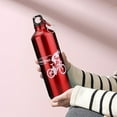 thumbnail image 5 of Fmbmuo Water Bottle Aluminum alloy Red Sports High Volume 650ml with Carry Handle, 5 of 5