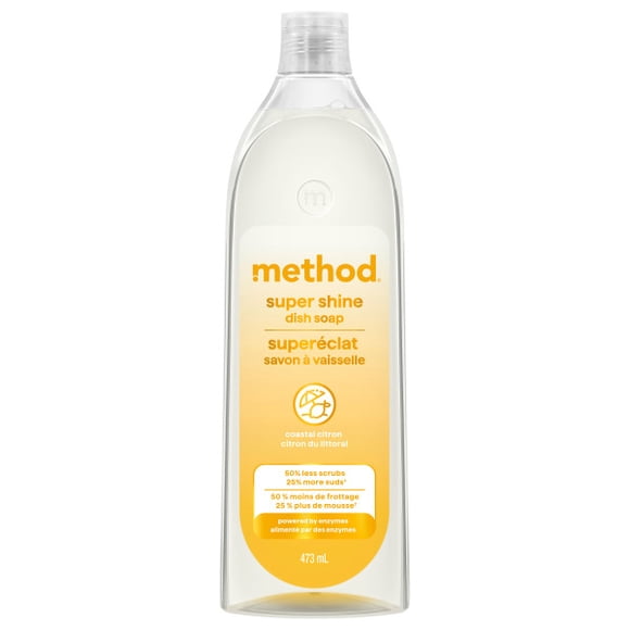 Method Liquide Vaisselle Super Shine Citron Coastal