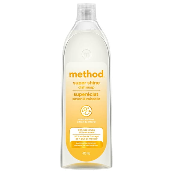 Method Super Shine Dish Soap Coastal Citron