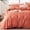 Coral, variant on Sleep Zone Twin/Twin-XL Cationic Microfiber Duvet Cover Set, Coral, Soft Breathable Fade Resistant OEKO-TEX Bedding