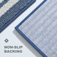 thumbnail image 6 of FloorHug Kitchen Rugs and Mats 2 Pieces, 24"x35"+24"x60", Stain-Resistant and Absorbent Kitchen Mats Non-Slip, Machine Washable Kitchen Floor Mat, Rugs for Kitchen, Floor and Home, Blue, 6 of 9