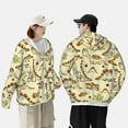thumbnail image 6 of Gaeub Cartoon Dinosaurs Men's and Women's UPF 50+ Long-Sleeved Sun Protection Clothing, Fishing Shirt Long Sleeve Zip - Medium, 6 of 9