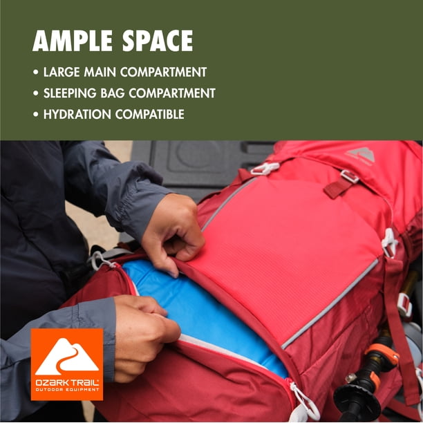 adult hiking backpack Ogetok 100L Camping Rucksack, 100 liters Large Capacity Outdoor Knapsack Travel Climbing Mountaineering Carry On Backpack Bag, Trekking Backpacking for Men Women, Black : Sports & Outdoors The durable AMPEX 65L Excursion Backpack, Black
