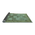thumbnail image 2 of Ahgly Company Indoor Square Oriental Light Blue Modern Area Rugs, 6' Square, 2 of 4