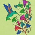 thumbnail image 2 of CafePress - Rainbow Hummingbird On Trumpet Vine Long Sleeve In - Long Sleeve Infant T-Shirt, 2 of 2
