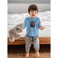 thumbnail image 2 of Hairy Monster Smiling Long Sleeve Toddler -Image by Shutterstock,  5 Toddler, 2 of 4