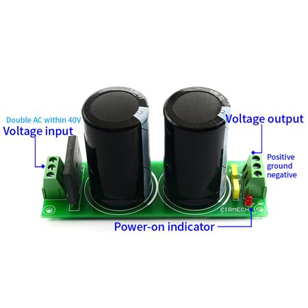 

For Amplifier Easy Install Finished Dual Power Capacitor Rectifier Filter Board