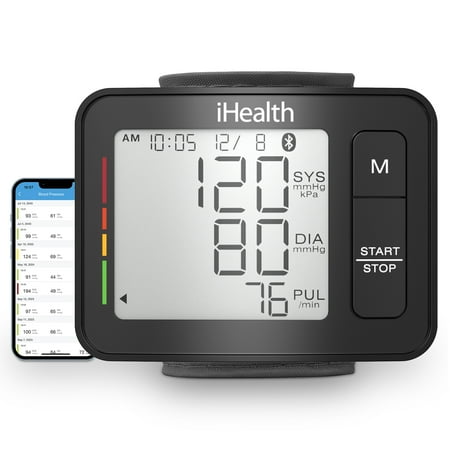 iHealth Push Plus Wireless Wrist Blood Pressure Monitor
